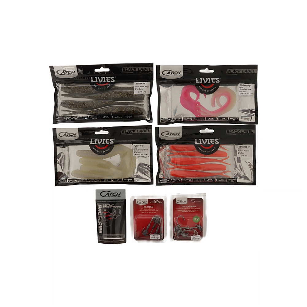 Catch Softbait Value Pack with Tackle Box V3
