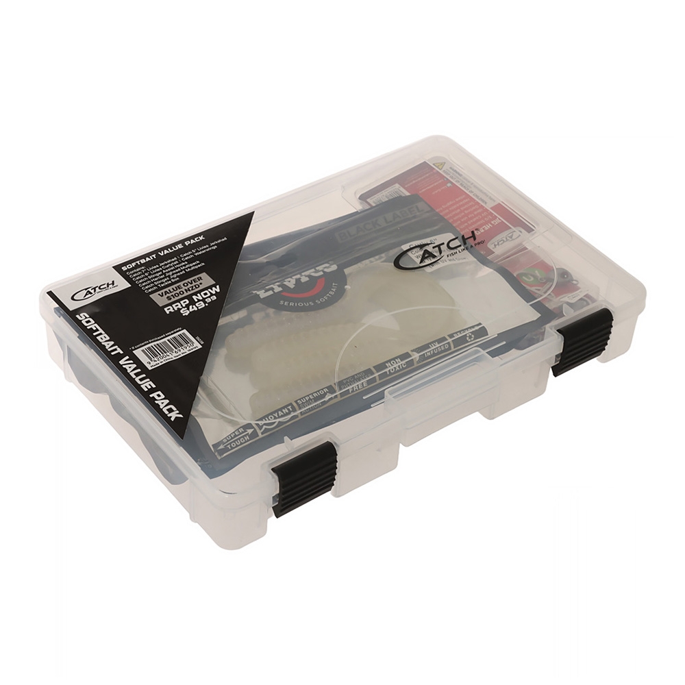 Catch Softbait Value Pack with Tackle Box V3