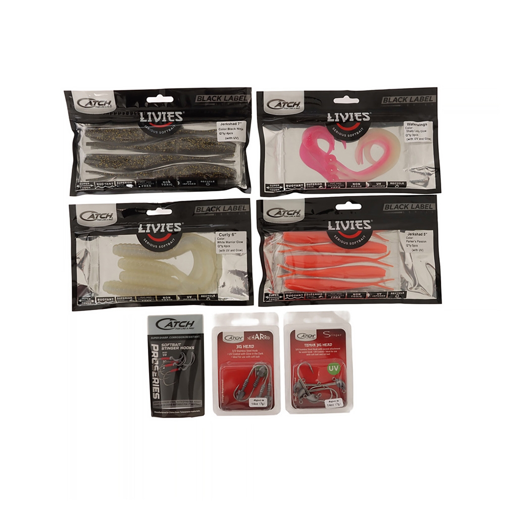 Catch Softbait Value Pack with Tackle Box V3