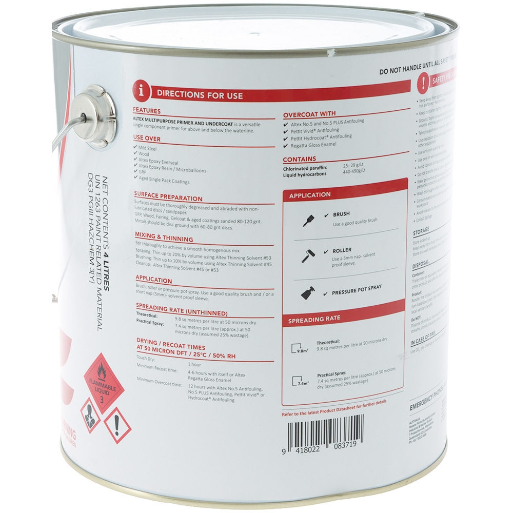Altex Multipurpose Primer/Undercoat 4L