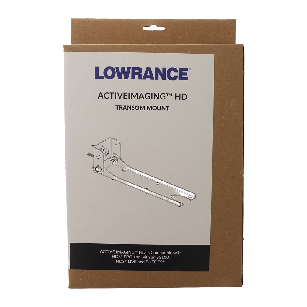 Lowrance Transom Mount Bracket for Active Imaging HD Transducer