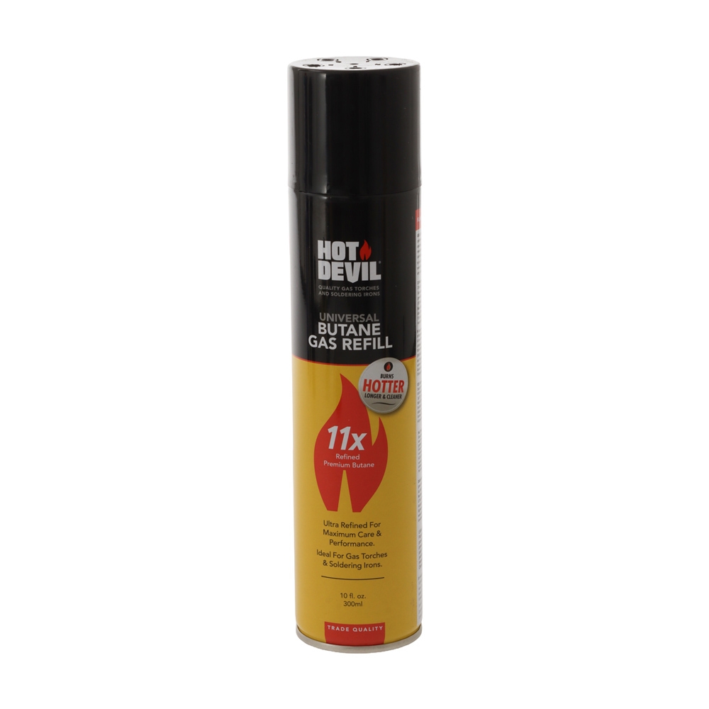 Hot Devil 11x Purified Universal Butane Gas Refill 300ml
