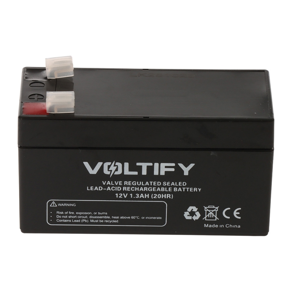 Voltify Sealed Lead-Acid SLA Rechargeable Battery 12V 1.3Ah
