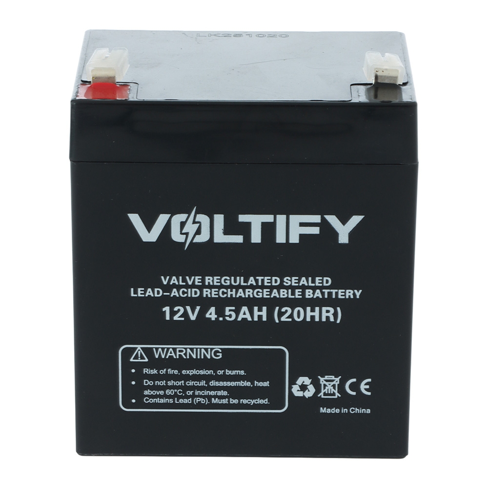 Voltify Sealed Lead-Acid SLA Rechargeable Battery 12V 4.5Ah
