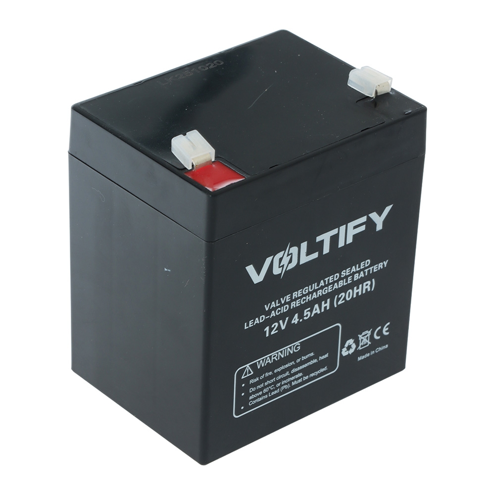 Voltify Sealed Lead-Acid SLA Rechargeable Battery 12V 4.5Ah