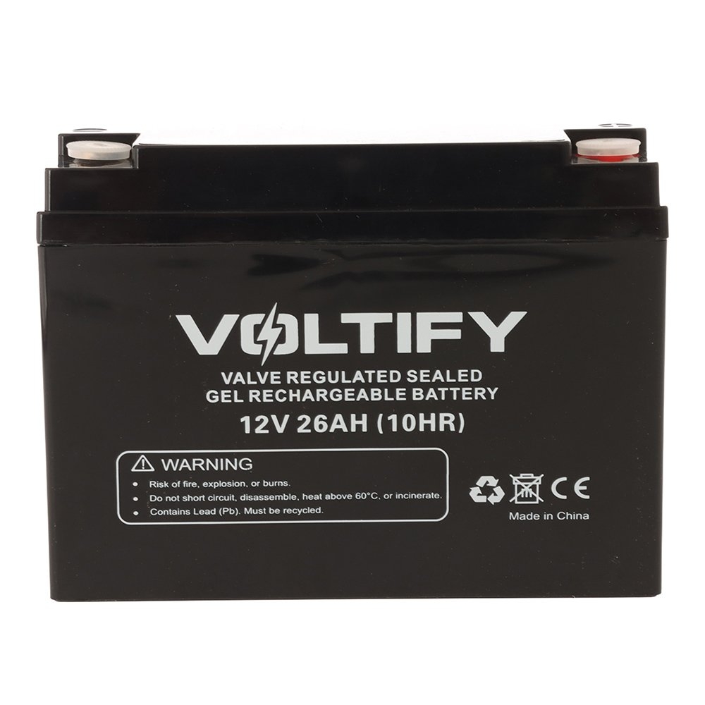 Voltify Deep Cycle Sealed Gel Battery 12V 26Ah