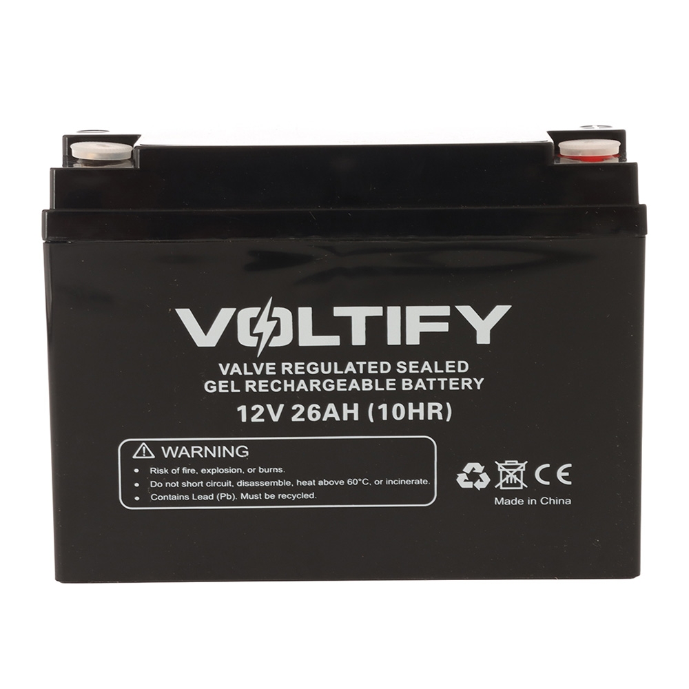 Voltify Deep Cycle Sealed Gel Battery 12V 26Ah
