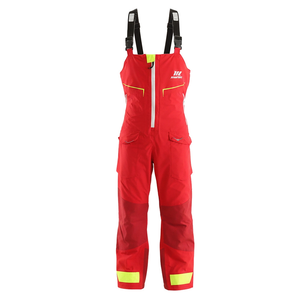 Marlin Regatta Waterproof Bib and Brace Inshore Trousers Red