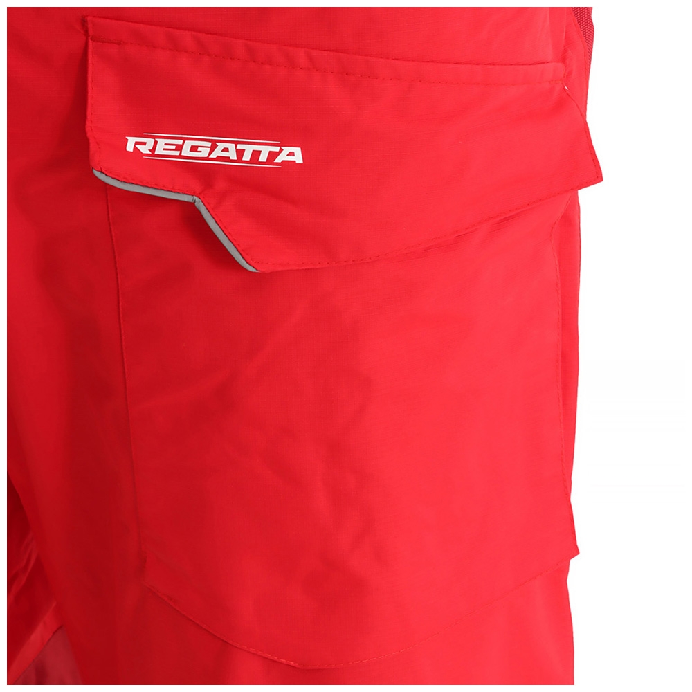 Marlin Regatta Waterproof Bib and Brace Inshore Trousers Red