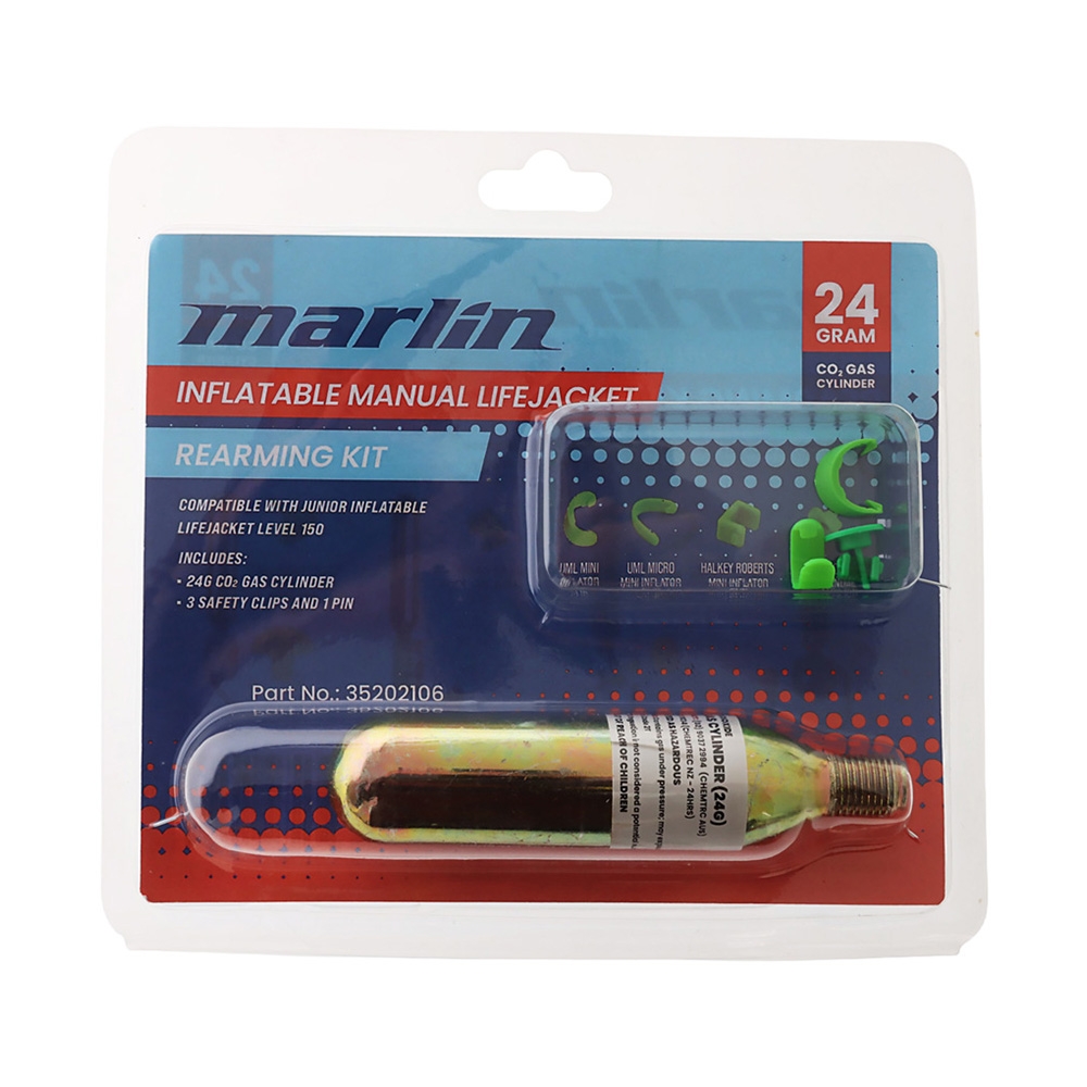 Marlin Manual Lifejacket Inflatable Re-Arming Kit 24g