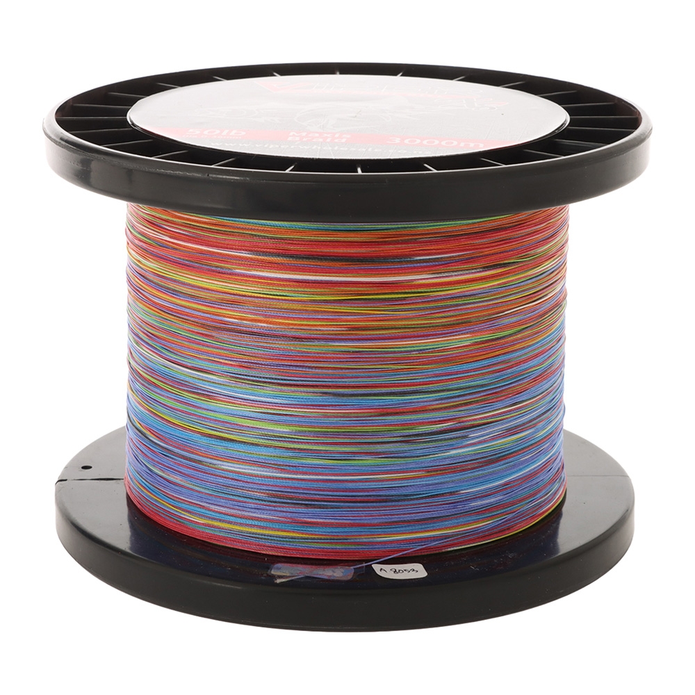 Viper Tackle X8 Maxis Braid Multi-Colour 3000m 50lb 0.36mm