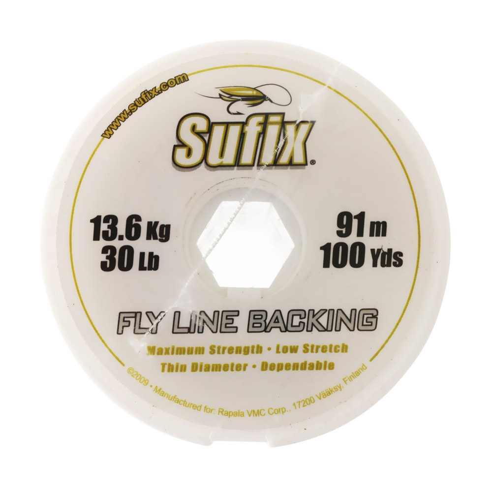 Sufix Fly Line Backing Monofilament White 6 x 100yds 30lb