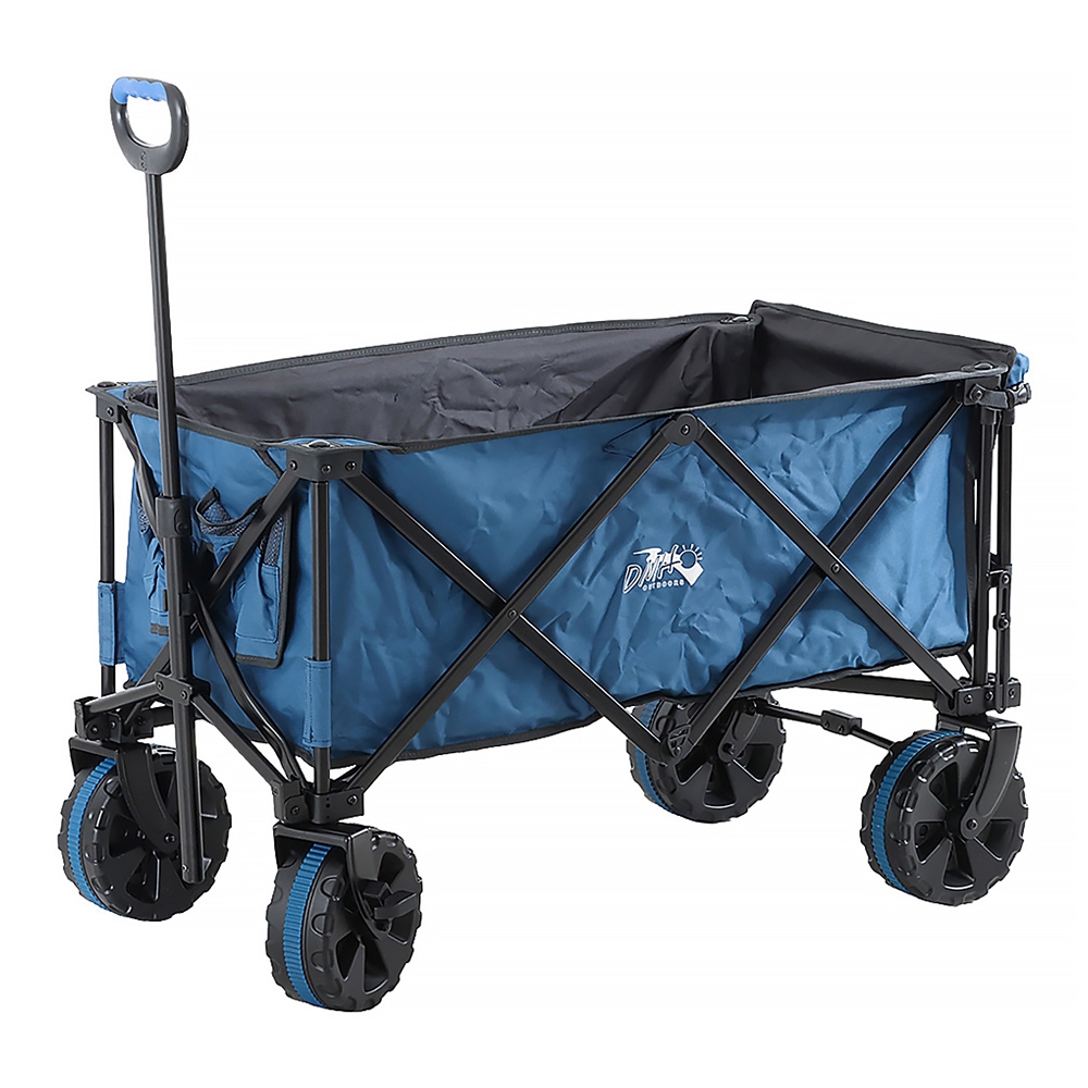 DMH Overlander XL Folding Wagon Trolley Cart - 150kg Capacity