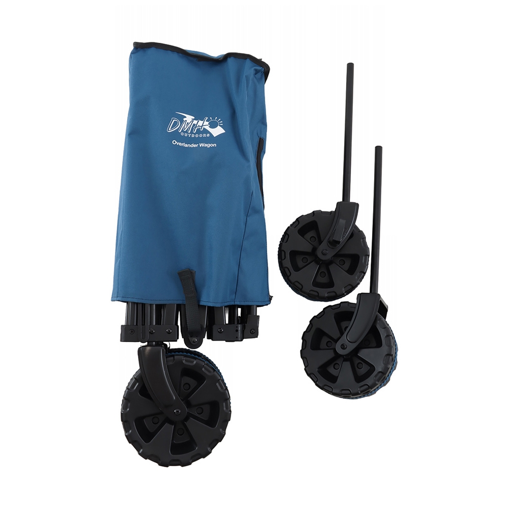 DMH Overlander XL Folding Wagon Trolley Cart - 150kg Capacity