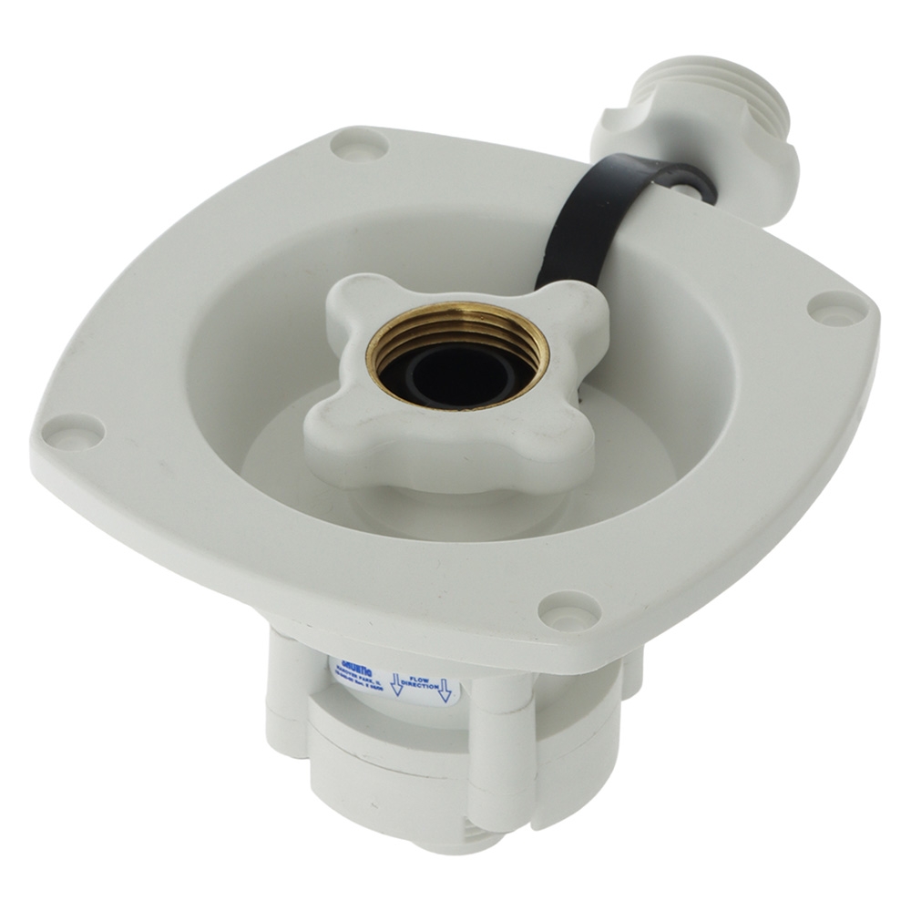 Shurflo Mains Water Inlet Pressure Regulator White 50PSI