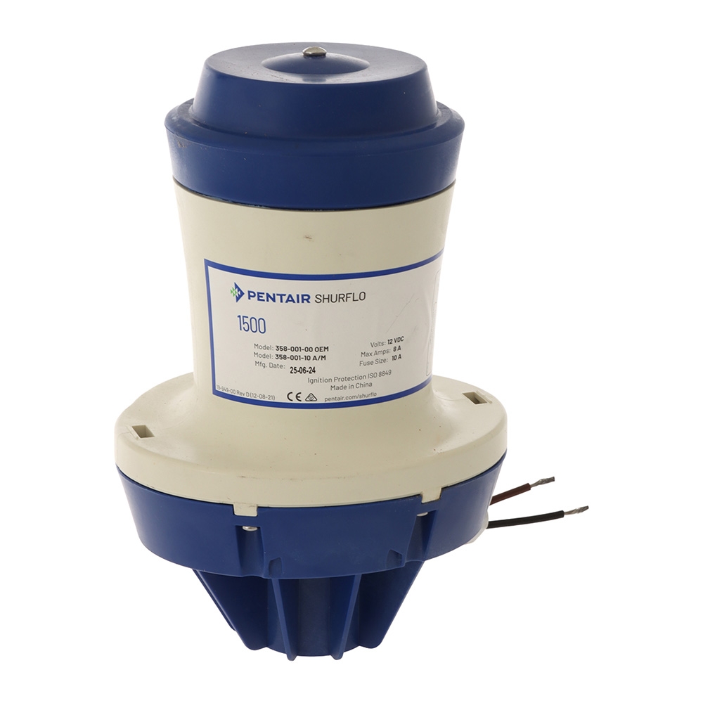 Shurflo High Flow Livewell Pump with Washdown Port 1500GPH 12V 