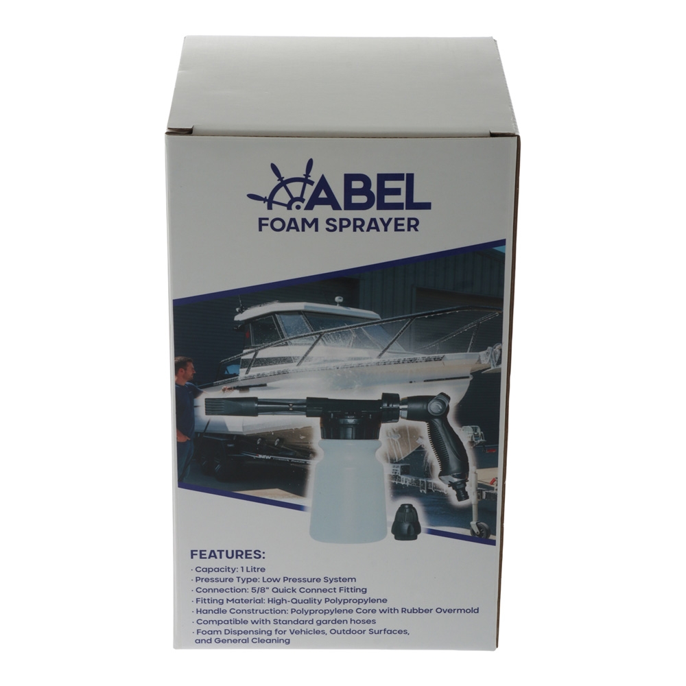 Abel Low Pressure Foam Wash Gun Sprayer - Garden Hose Fit