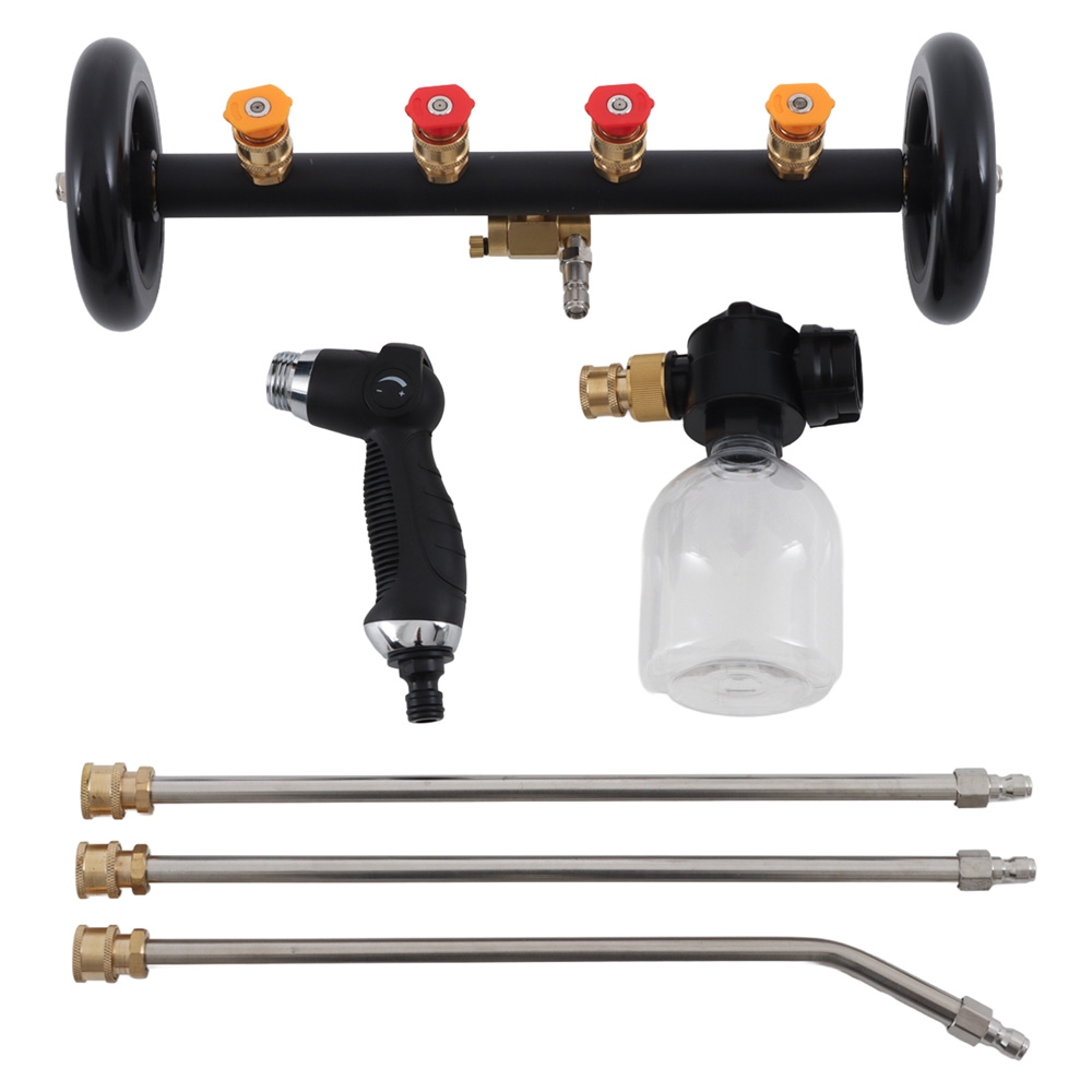 Abel High Pressure Underbody Water Broom & Chassis Washer - Garden Hose Fit