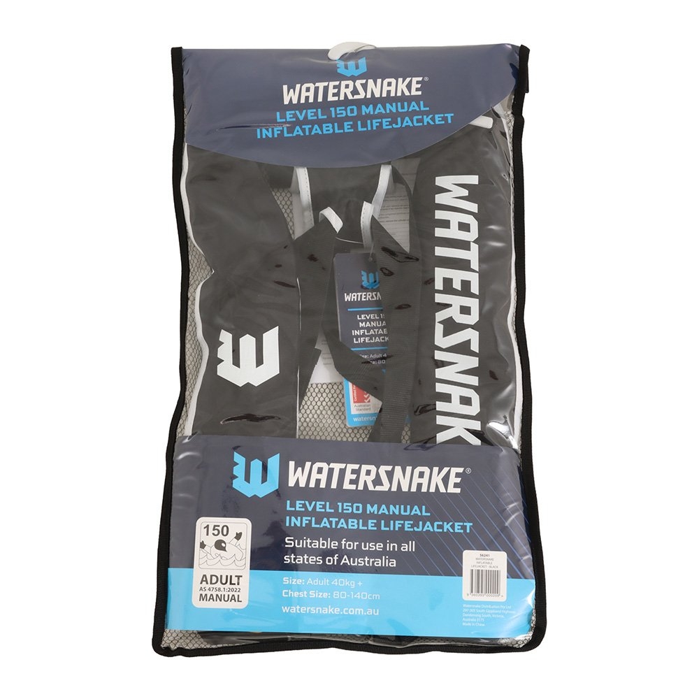 Watersnake Manual Inflatable Level 150 PFD Life Jacket
