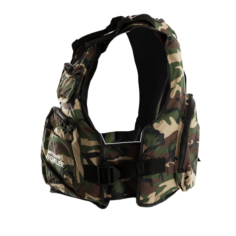 Watersnake Prowler Kayak Level 50S PFD Adult Life Jacket Camo