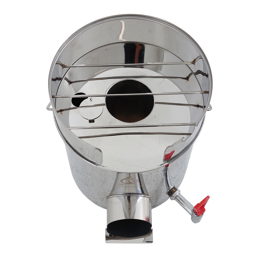 Rocket Boil 'N' Cook Wood Stove Dual Action Camping Cooker & Water Boiler 15L