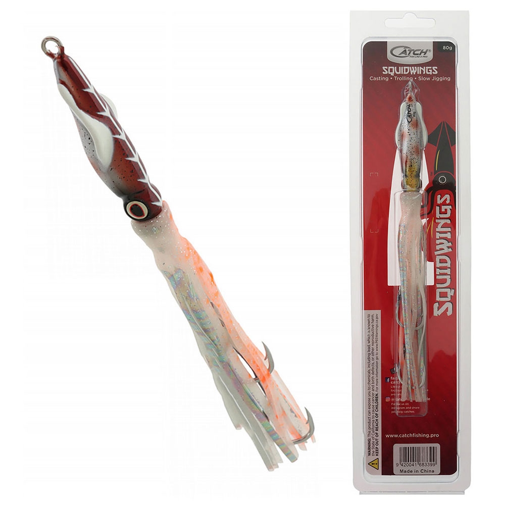 Catch Squidwings Inchiku Skirted Jig 100g Dark Shadow