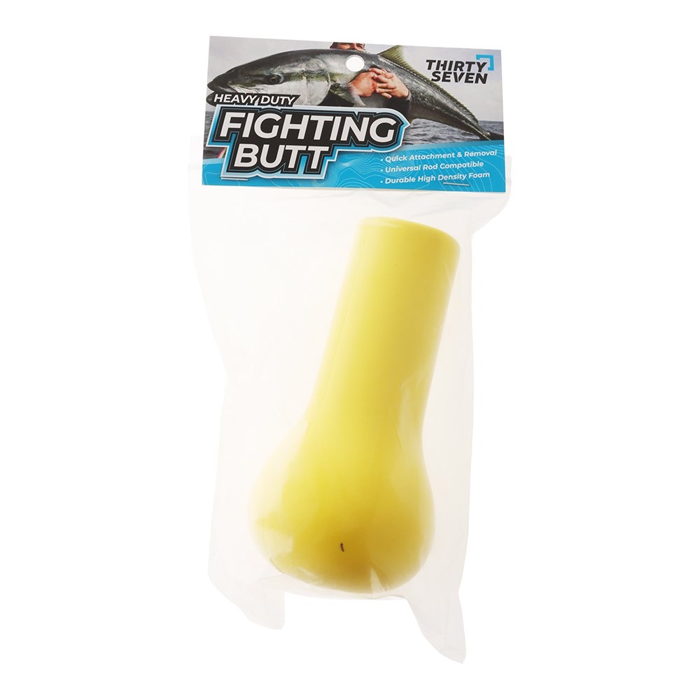 Thirty Seven All Species Fishing Rod Fighting Butt Cushion Yellow