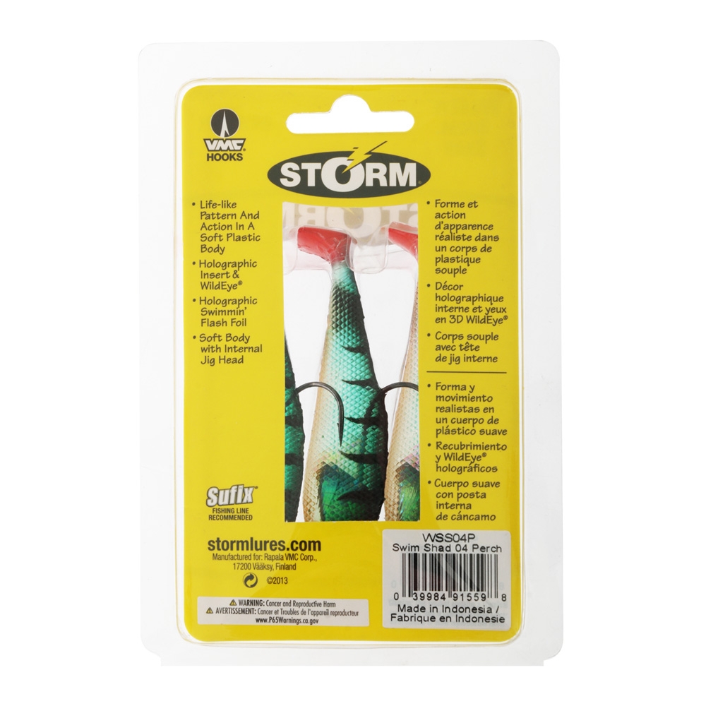 Storm Wildeye Swim Shad Rigged Soft Bait 8cm