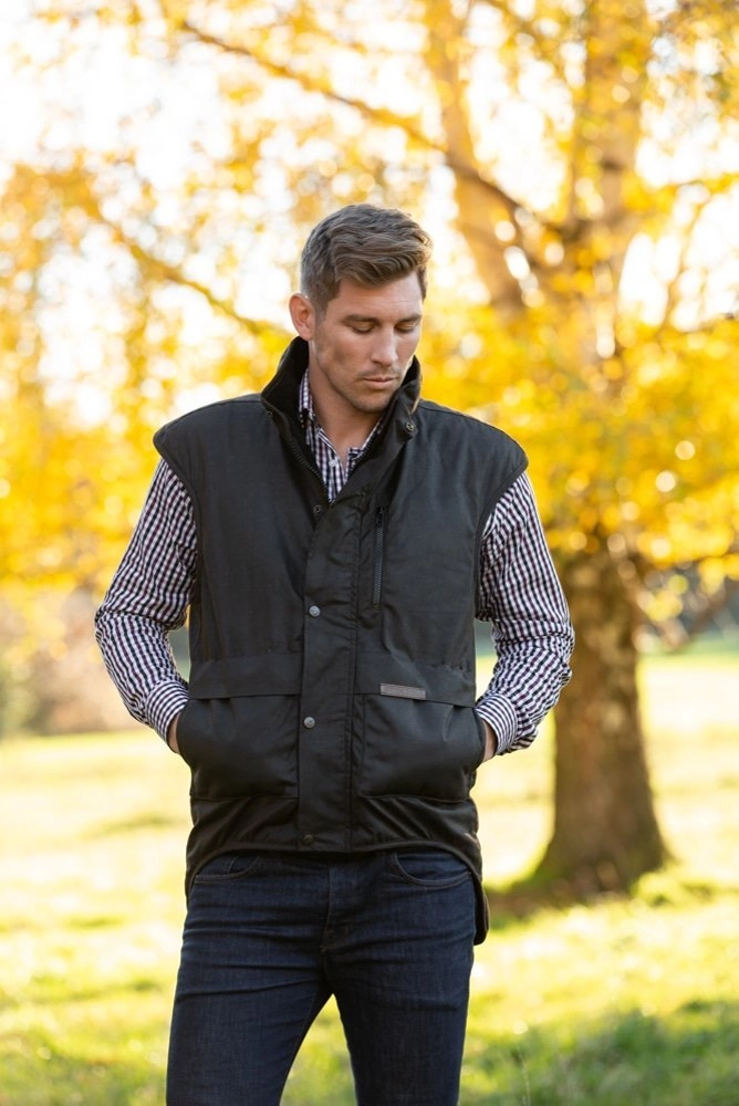 Styx Mill Oilskin Multi Pocket Outdoor Vest Styx Mill Oilskin Multi Pocket Outdoor Vest