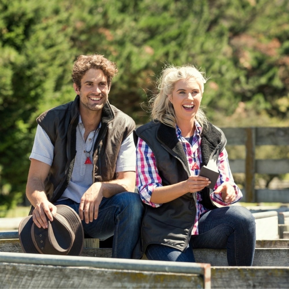 Styx Mill Oilskin Wool Lined Vest