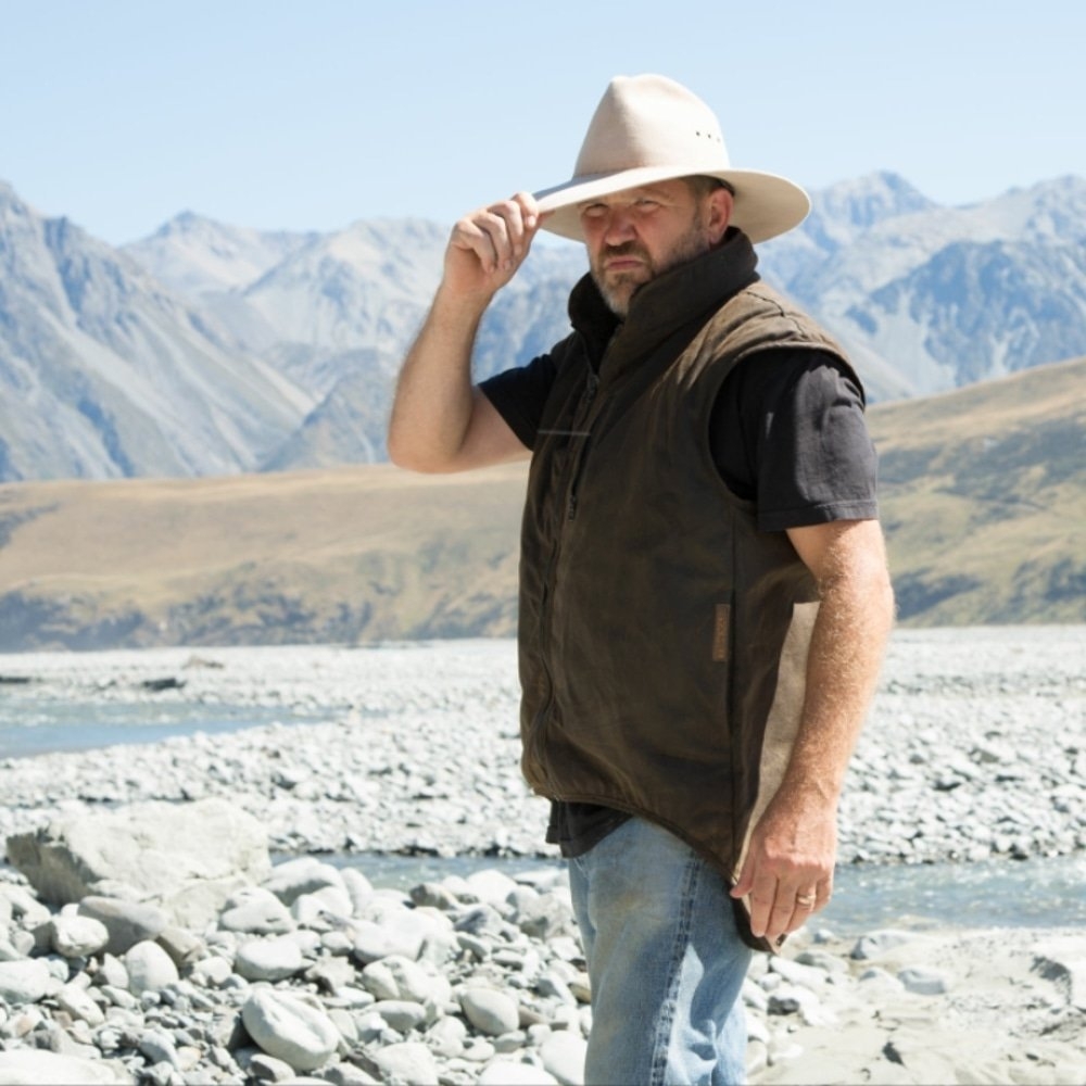 Styx Mill Oilskin Wool Lined Vest