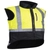 Styx Mill Hi-Vis Oilskin Fur Lined Vest Yellow S
