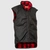 Styx Mill Oilskin Red Check Wool Lined Province Vest Black S