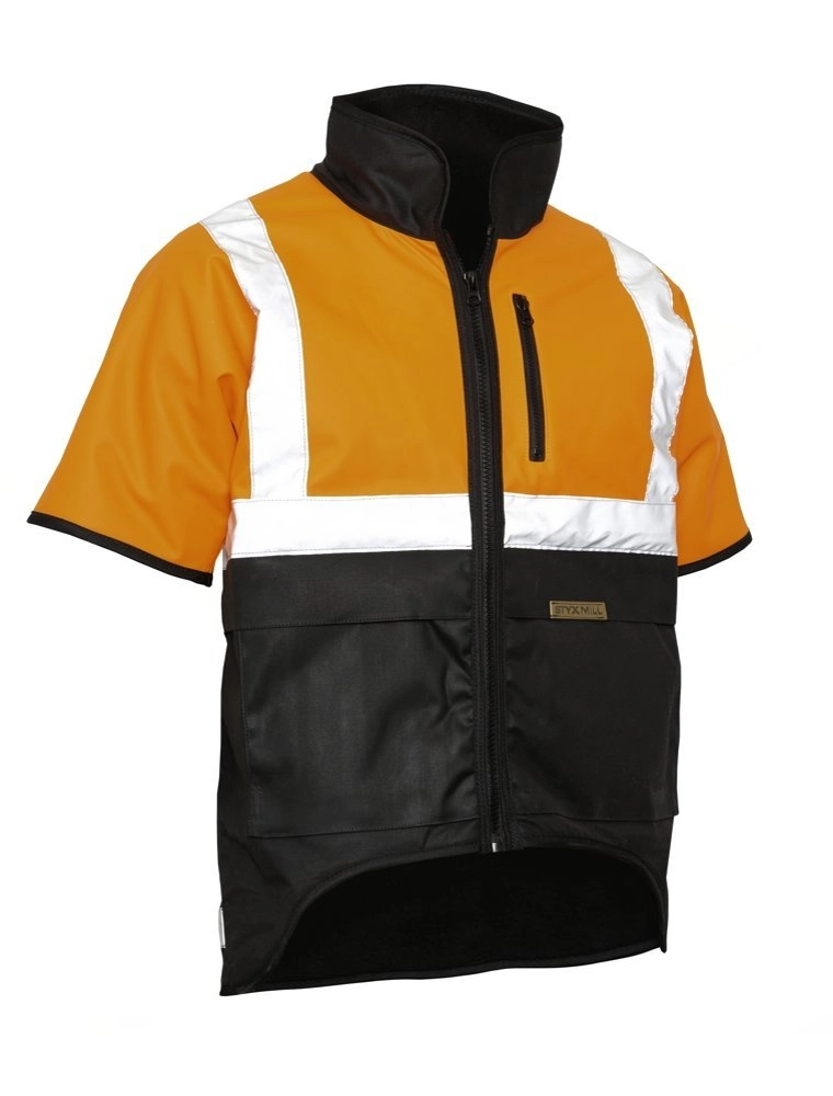 Styx Mill Oilskin Thermal-Lined Short Sleeve Jacket Styx Mill Oilskin Thermal-Lined Short Sleeve Jacket