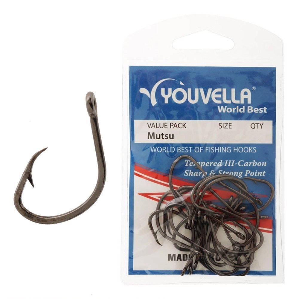 Youvella Hi-Carbon Mutsu Hooks Value Pack