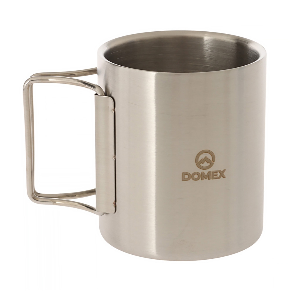 Domex Double Wall Stainless Steel Mug 210ml