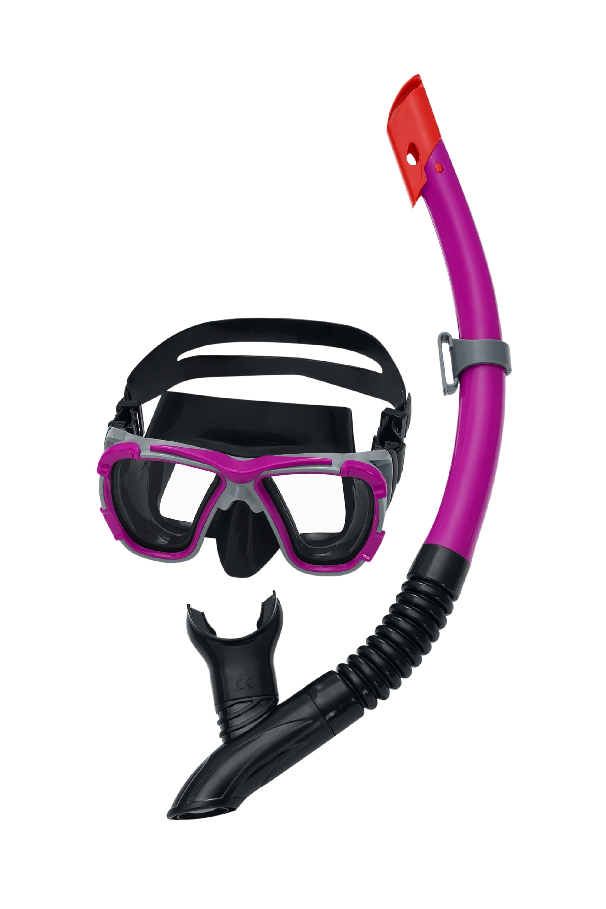 Bestway Inspira Pro Mask and Snorkel Set Pink/Black