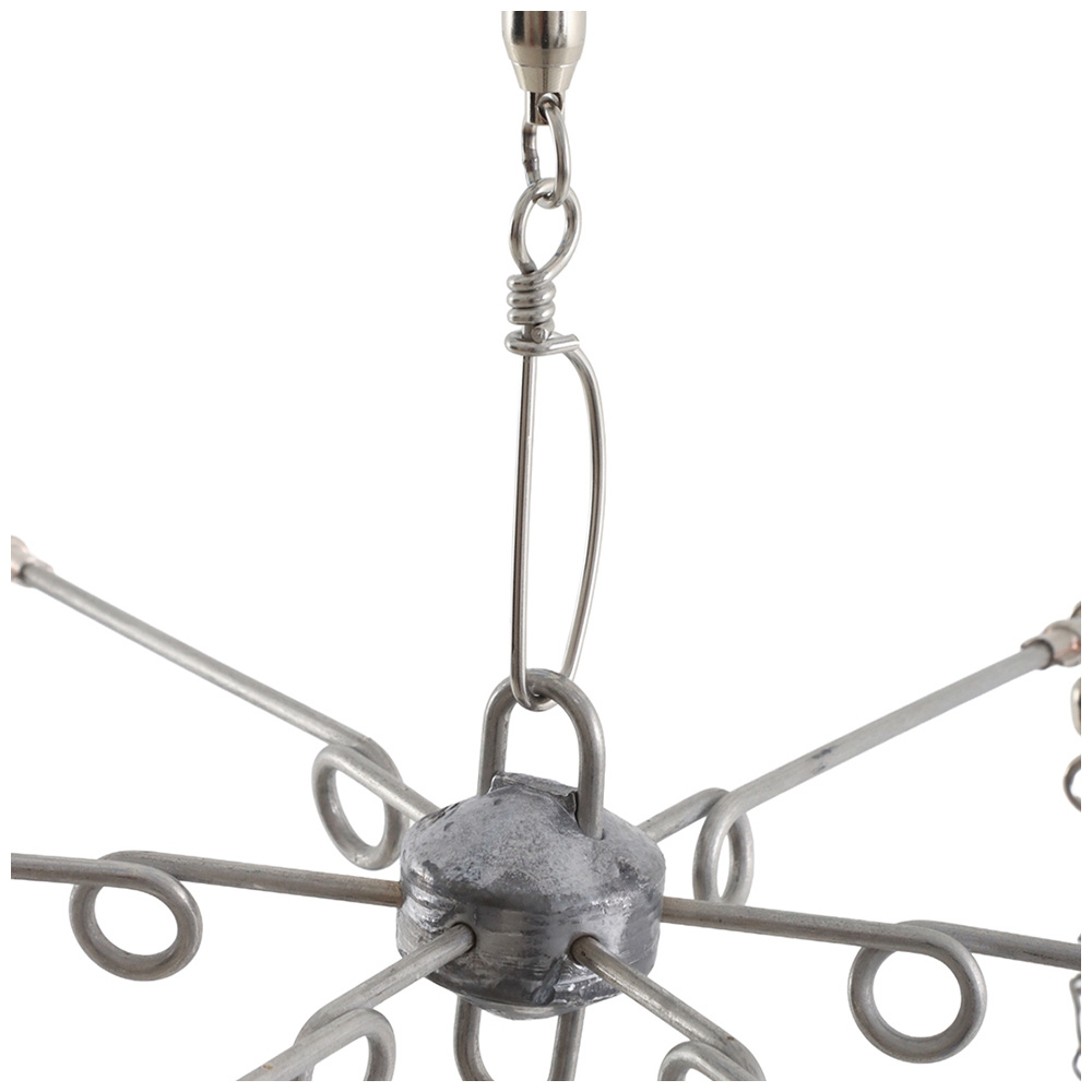 Bonze 18-Bait 2-Tier Flap Skirt Dredge Teaser Blue/Silver