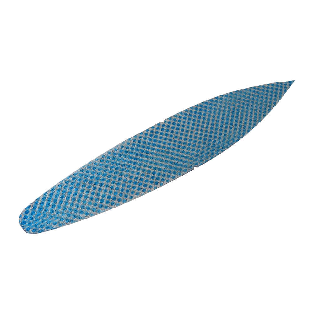 Bonze Flap Dredge Teaser Replacement Flat Skirt Blue/Silver Qty 6