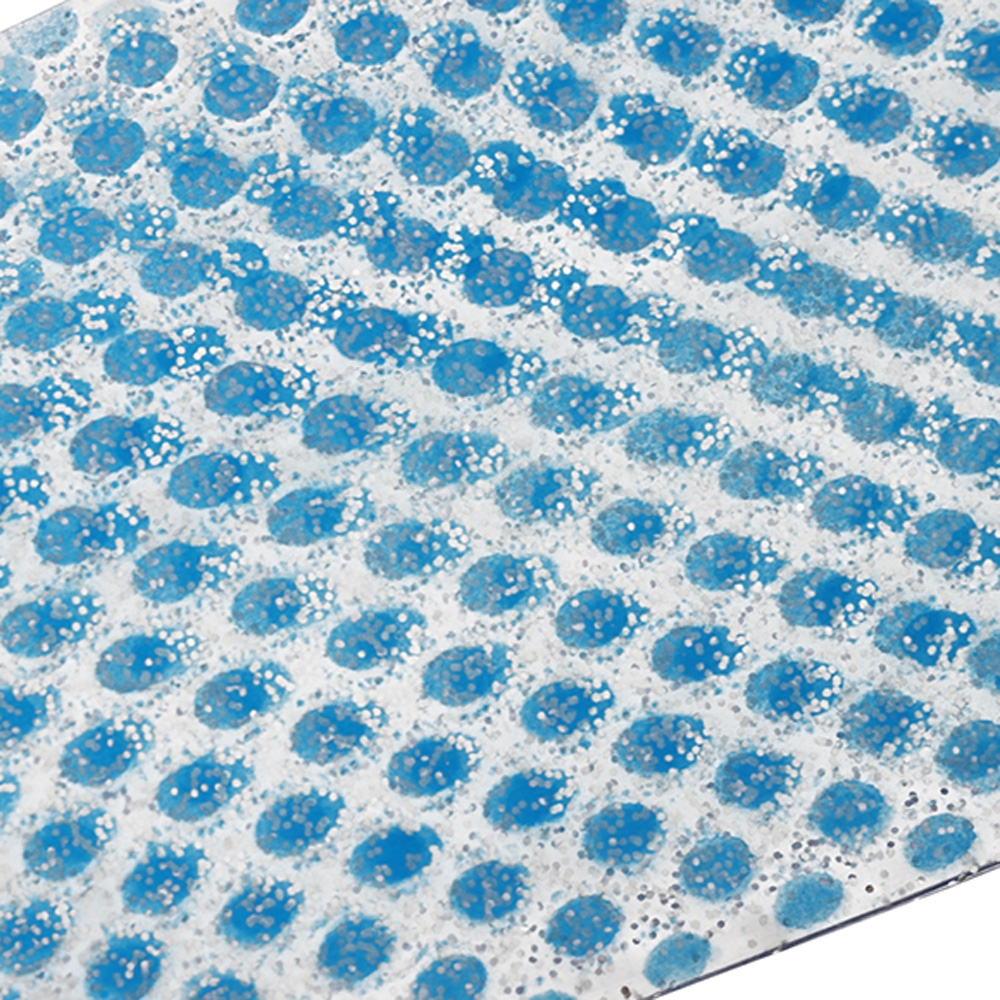 Bonze Flap Dredge Teaser Replacement Flat Skirt Blue/Silver Qty 6