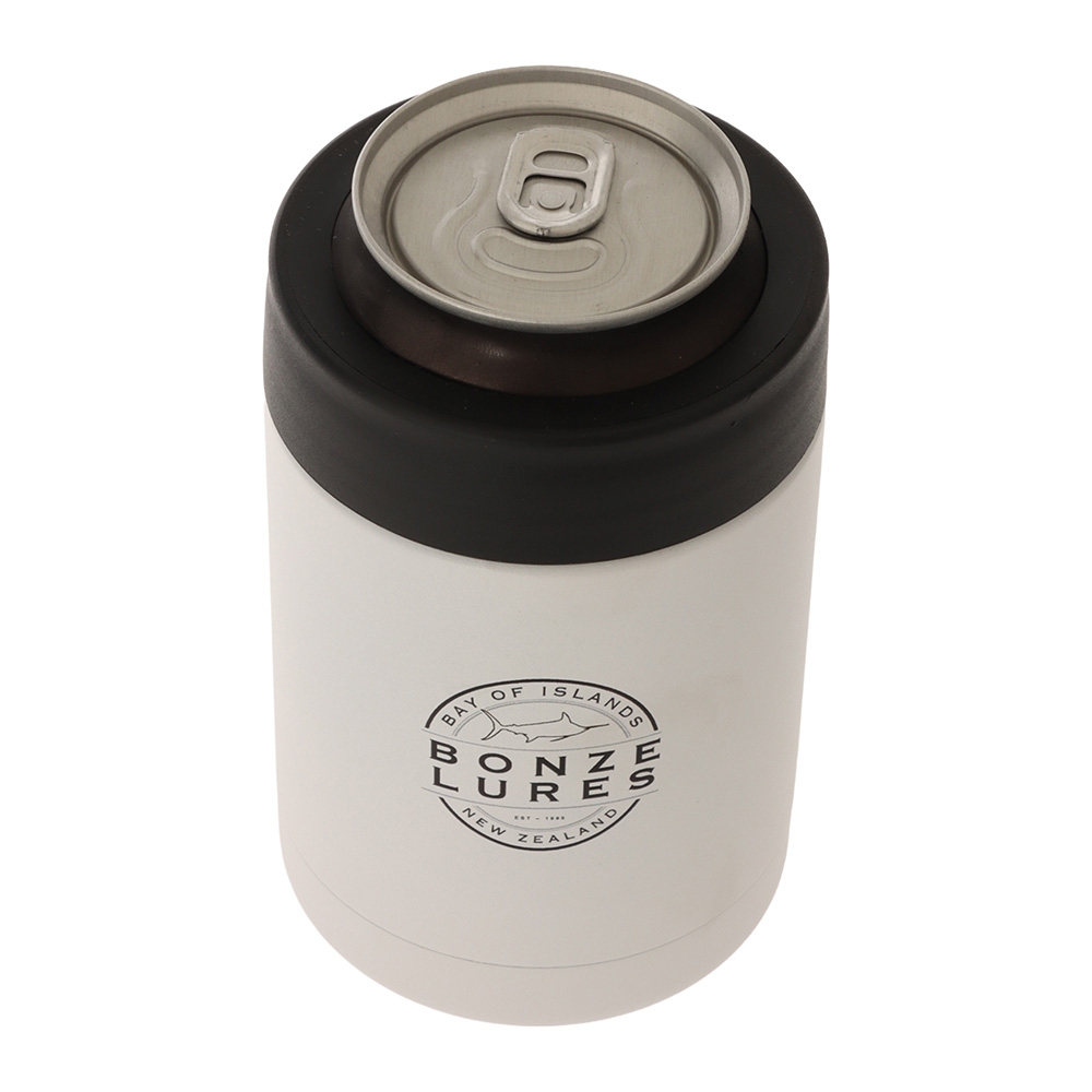 Bonze Insulated Coozie / Stubby Holder White