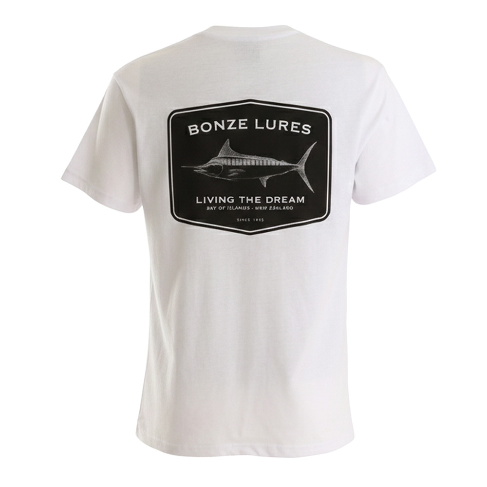 Bonze 2026 Living The Dream Mens T-Shirt White