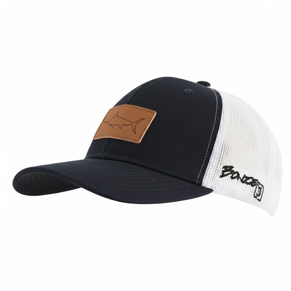 Bonze Marlin Patch Trucker Cap Navy Blue