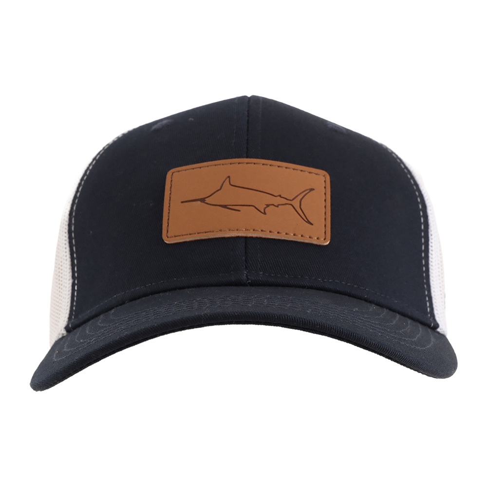 Bonze Marlin Patch Trucker Cap Navy Blue