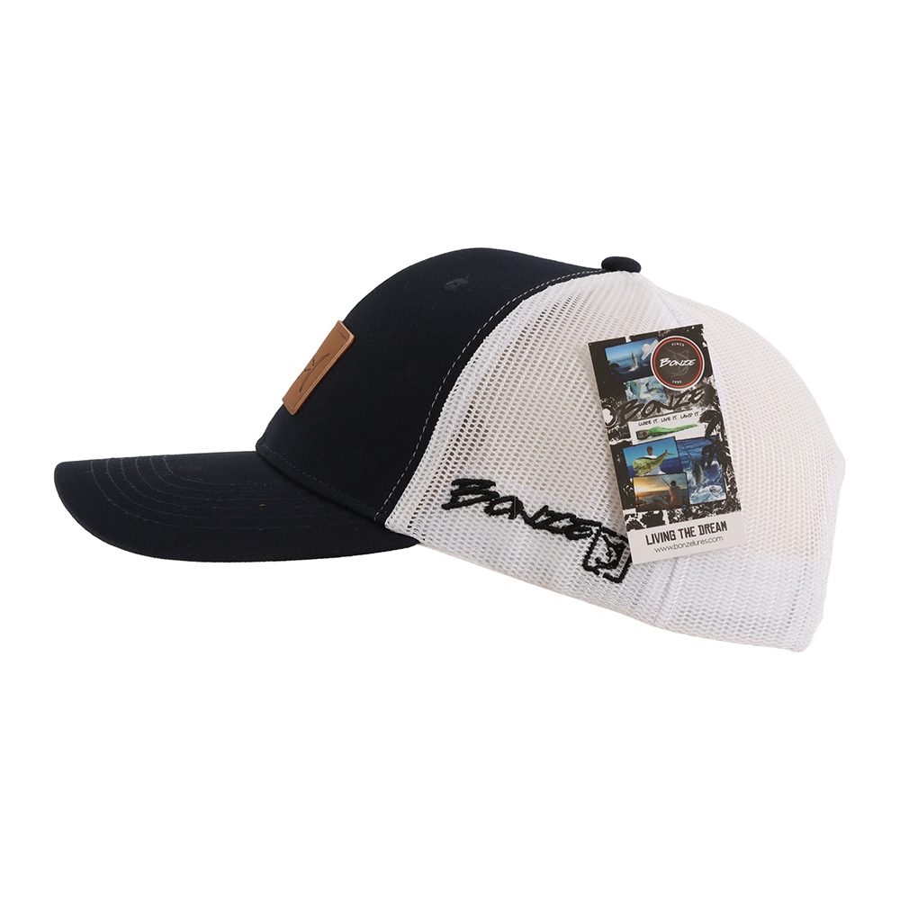 Bonze Marlin Patch Trucker Cap Navy Blue
