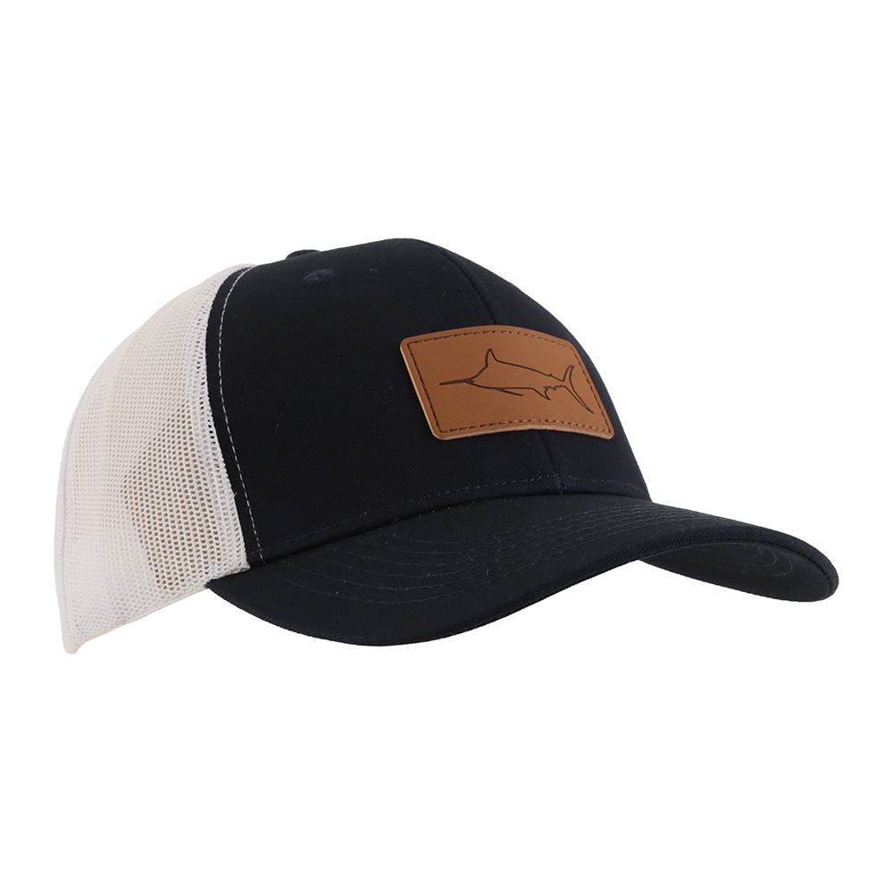 Bonze Marlin Patch Trucker Cap Navy Blue
