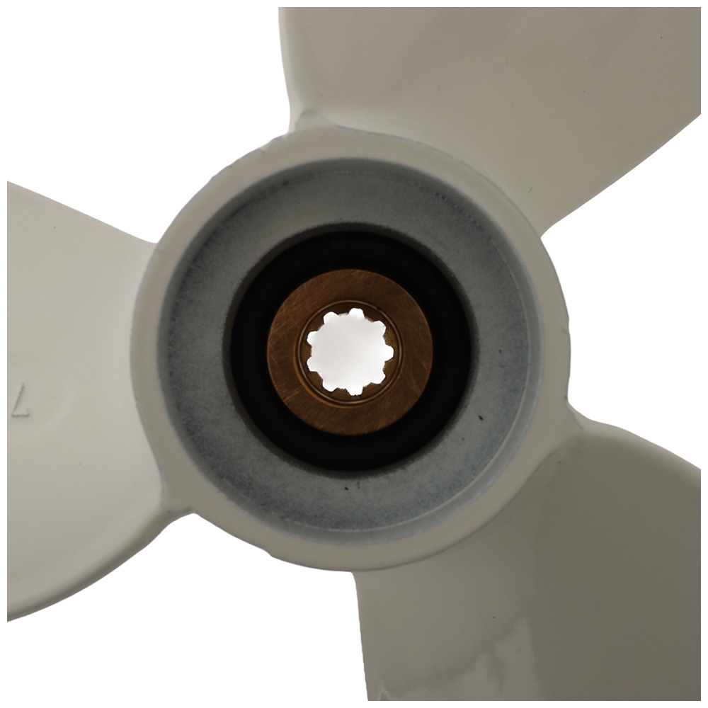 Aluminium 3-Blade Propeller for Yamaha Outboard 4-6HP 7 1/2in Dia x 8in Pitch 