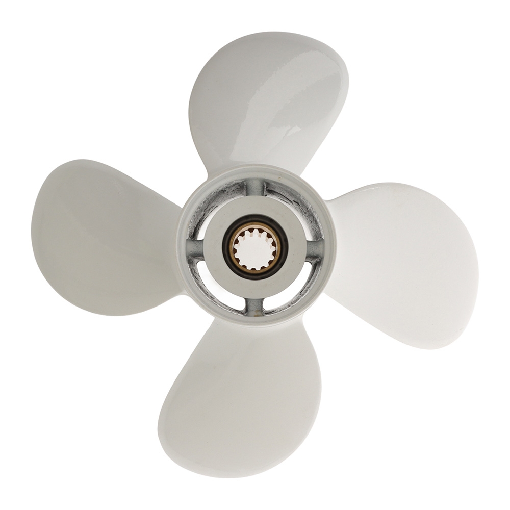 Aluminium 4-Blade Propeller for Yamaha Outboard 25-60HP 10.6in Dia x 12in Pitch 