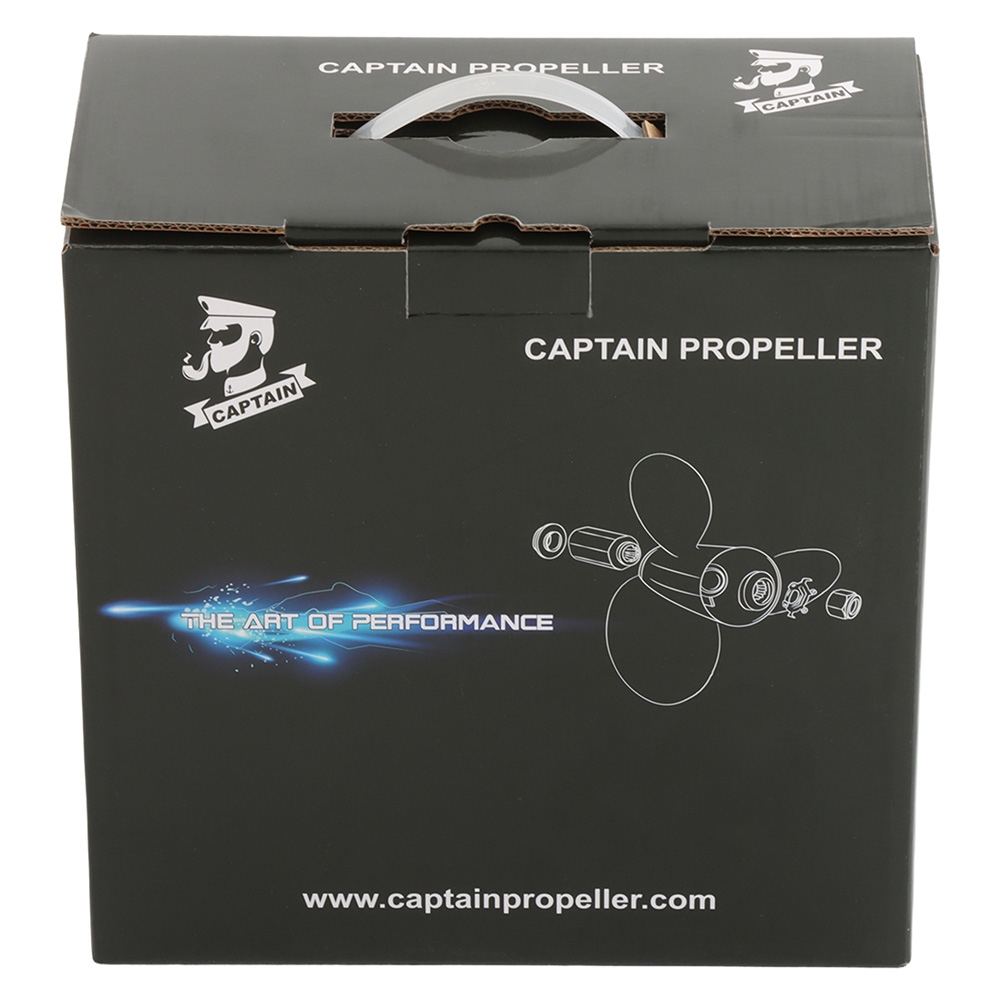 Aluminium 4-Blade Propeller for Yamaha Outboard 25-60HP 10.6in Dia x 12in Pitch 