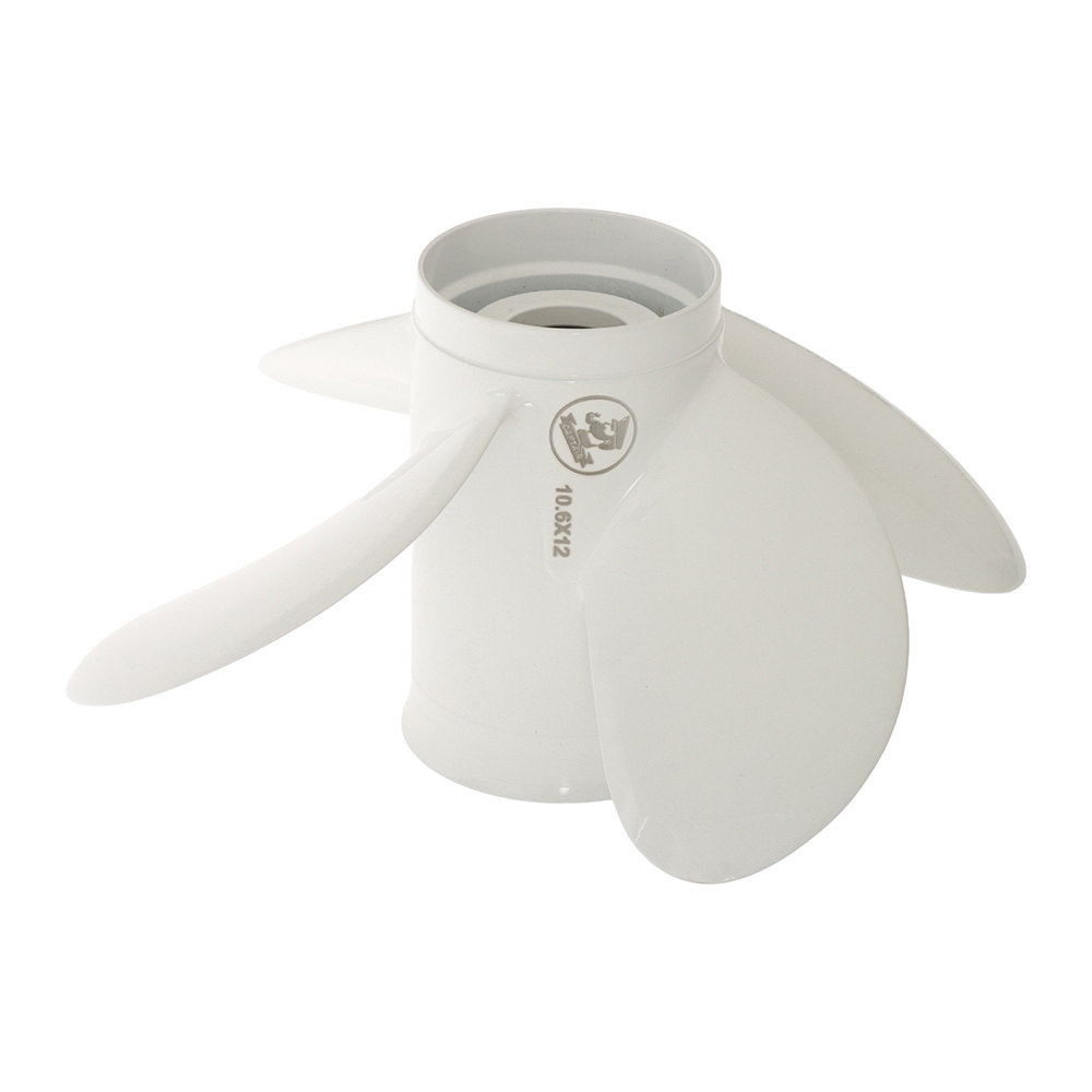 Aluminium 4-Blade Propeller for Yamaha Outboard 25-60HP 10.6in Dia x 12in Pitch 